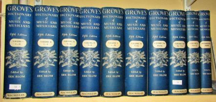 Groves Dictionary of Music and Musicians, 10 volumes
