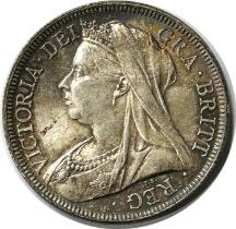 Victoria, 1837-1901. Halfcrown, 1899. Veiled Bust