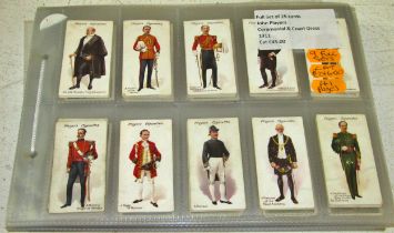 A large collection of John Player cigarette cards mounted in clear plastic folders including