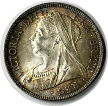 Victoria, 1837-1901. Halfcrown, 1898. Veiled Bust