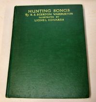 Hunting related - all illustrated by Lionel Edwards, My Hunting Sketch Book volumes 1 & 2, My