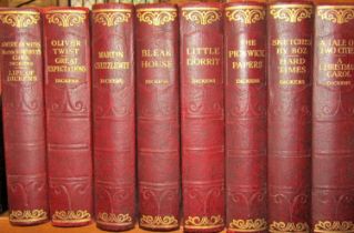 A set of books by Dickens