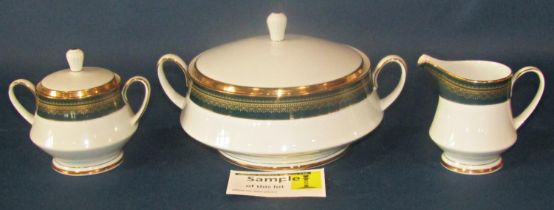 A Noritake Coventry pattern dinner, tea and coffee service, comprising graduated plates, bowls,