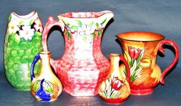 A collection of H & K Tulip Time decorative wares, bowls, jugs and dishes, together with a few