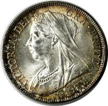 Victoria, 1837-1901. Halfcrown, 1898. Veiled Bust