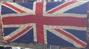 A large vintage Union flag 3.6x1.75m