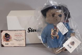 Paddington Bear by Steiff, 2008 limited edition no 329 commemorating 50 years of Paddington, in un-