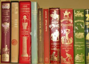 17 volumes of Folio edition books including The Fables of Aesop, Hans Anderson's Fairy Tales and