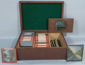 Magic lantern slides, various - Canterbury, Bedford (mainly) Warwick, marine, etc, approx90 slides