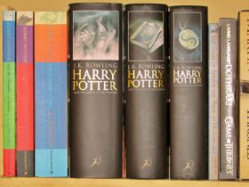 Group of J K Rowling Harry Potter (3 paperbacks, 3 hardbacks - first editions - and The Tales of