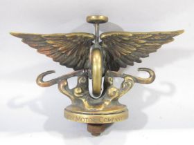 An Edwardian period Austin Car Company ‘Winged Wheel’ bonnet mascot. Rd 286069.