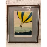 Michael W. Potter - (British, b.1955) - 'Solo Flight' limited edition print, signed, titled and