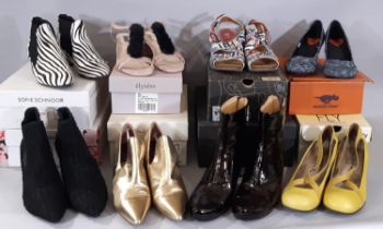 A collection of ladies designer footwear including Shoes by Paul Smith (41), boots by Tracey