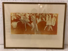 Charles Blackman (Australian, 1928-2018) - 'Mango Tree' limited edition aquatint etching, signed,