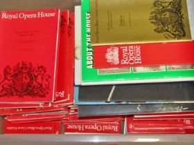 Considerable collection of Royal Opera House programmes from 1970s & 1980s together with other
