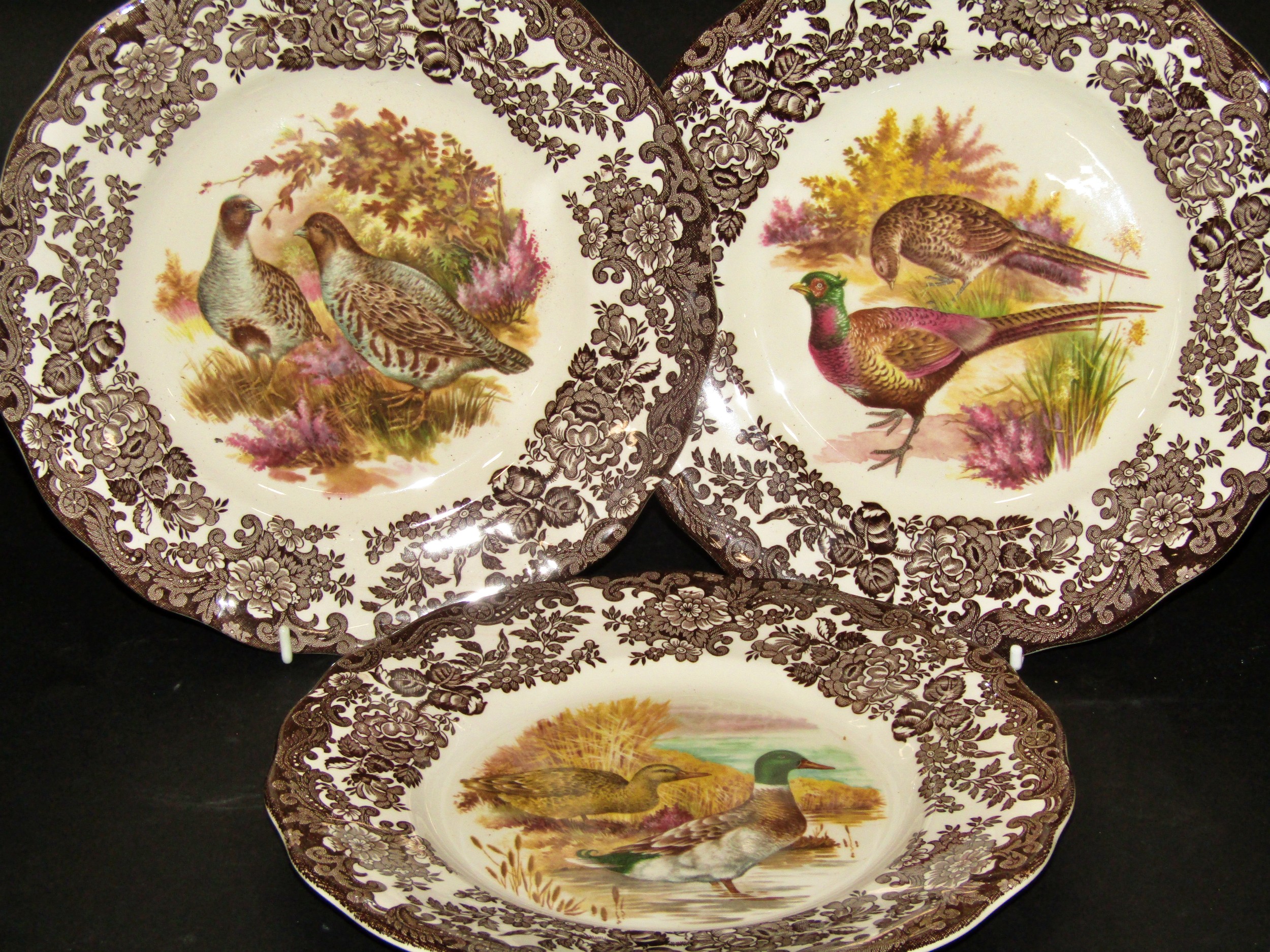 Large collection of Palissy tableware The Game series, showing Pheasants, Mallards, Snipe, - Image 2 of 5