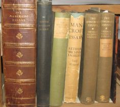 The Mancroft Essays 1923 by Arthur Michael Samuel, leather bound edition (annotated by the author)