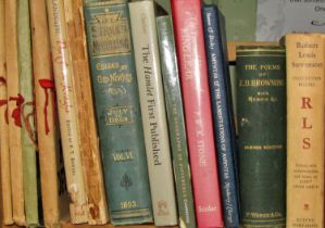 Collection of literature including poetry, Shakespeare and 4 original bound scripts by Dennis