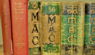 The Metal Agencies Co Ltd, catalogues from 1928, (5 vols and 3 others) (8)