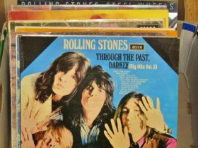 A collection of LPs to include 8 by the Rolling Stones, Marvin Gaye & The New Faces. Rolling