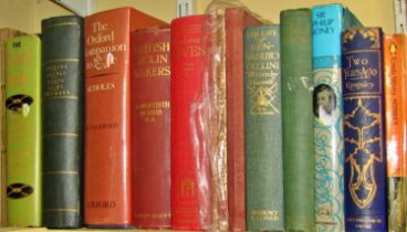 Collection of books relating to music & theatre (13 volumes) including Cellini autobiography (