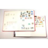 2 Ace stock books and 2 other stock books containing British Commonwealth and world stamps, and