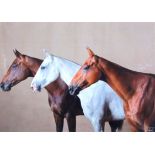 Christian Schwetz (1967-2022), Studies of horses, photographic print on paper, signed, largest 39.