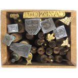 28 decorative and other gold finishing hand tools. (28)