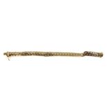 Italian 9ct gold fancy link bracelet, 12.3grs. (a/f)