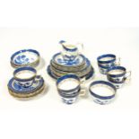 Booths "Real Old Willow" pattern part tea service comprising bread and butter plate, 8 desserts, 5