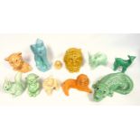 Sylvac and other animal figures, various, largest W.22cm. (11)