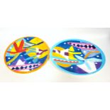 Royal Academy of Arts oval bone china plate, based on an original acrylic on paper painting by