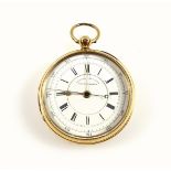 *Amended Description and Estimate* Victorian 18ct gold centre seconds chronograph pocket watch