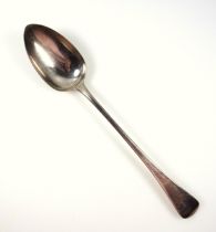 George III silver Old English pattern basting spoon, by Richard Crossley, London, 1813, L.30.5cm,