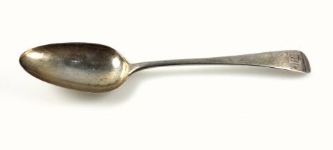 George III silver Old English Pattern table spoon, by R C, London, 1802, L.22.5cm, 64grs
