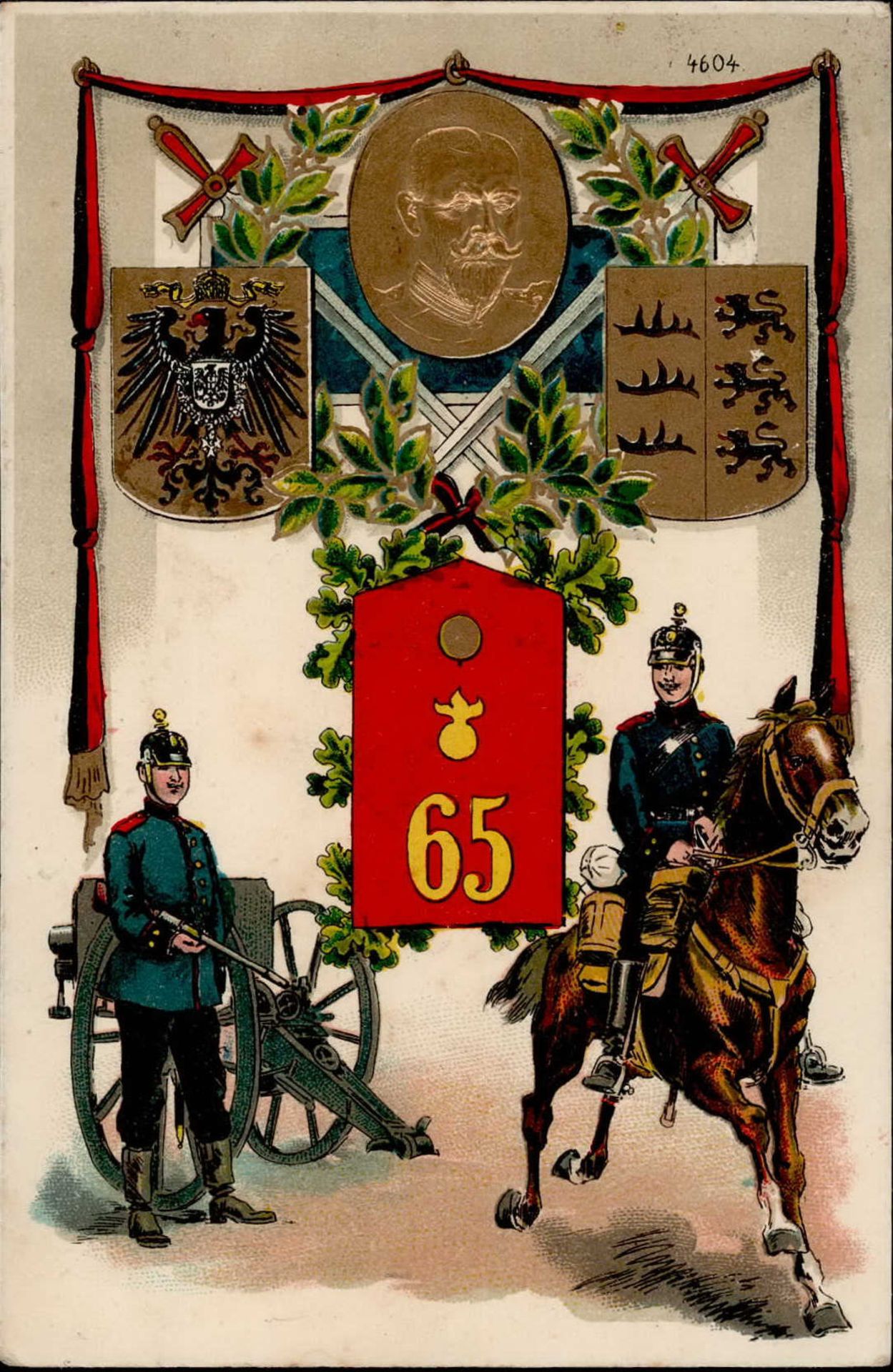 Regiment Nr. 65 Artillerie Regt. Ludwigsburg 1912 I-II