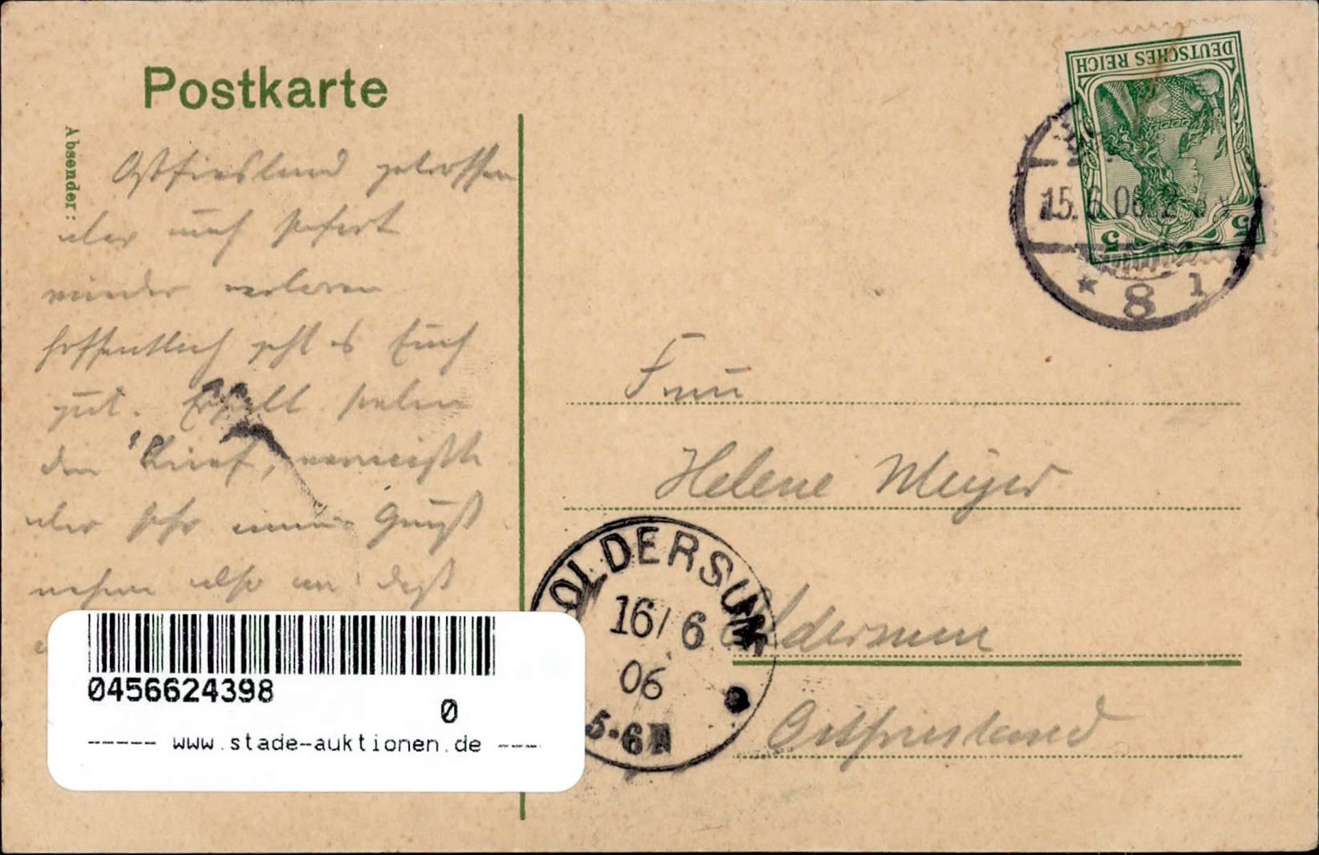 BERLIN - 20. Wanderausstellung d. DEUTSCHEN LANDWIRTSCHAFTS-GESELLSCHAFT 1906 - Pferde d. Königöl. - Bild 2 aus 2