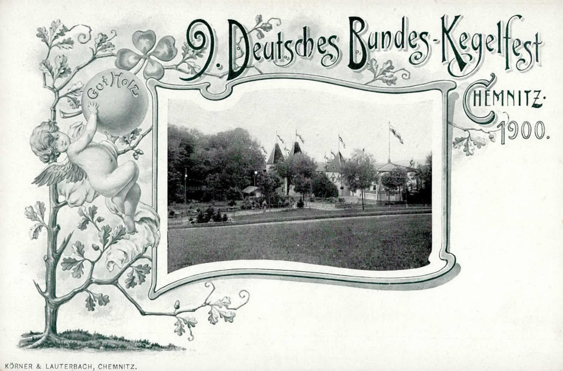 CHEMNITZ - 9.DEUTSCHES BUNDES-KEGELFEST 1900 I