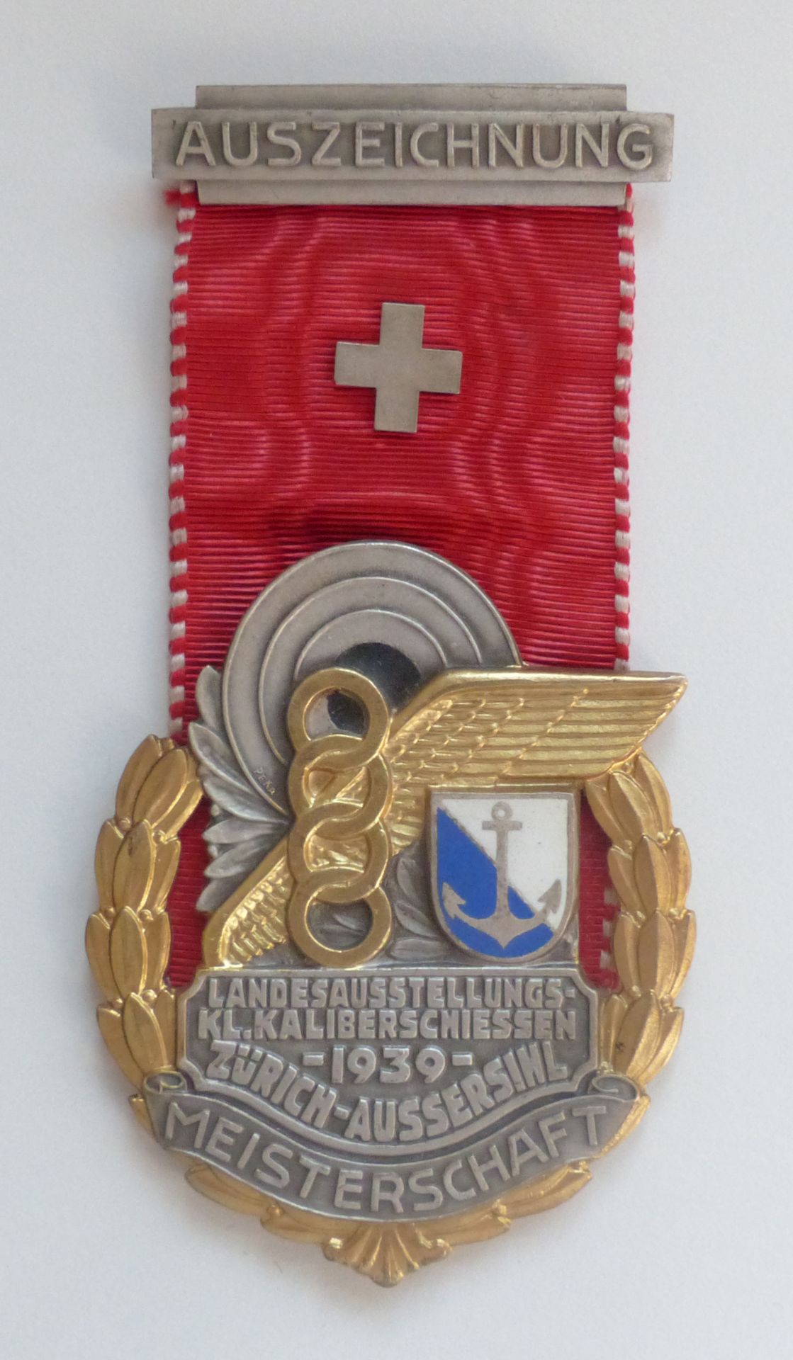 Landesaustellungs-Kleinkaliberschiessen 1939 Zürich-Aussersihl Auszeichnung
