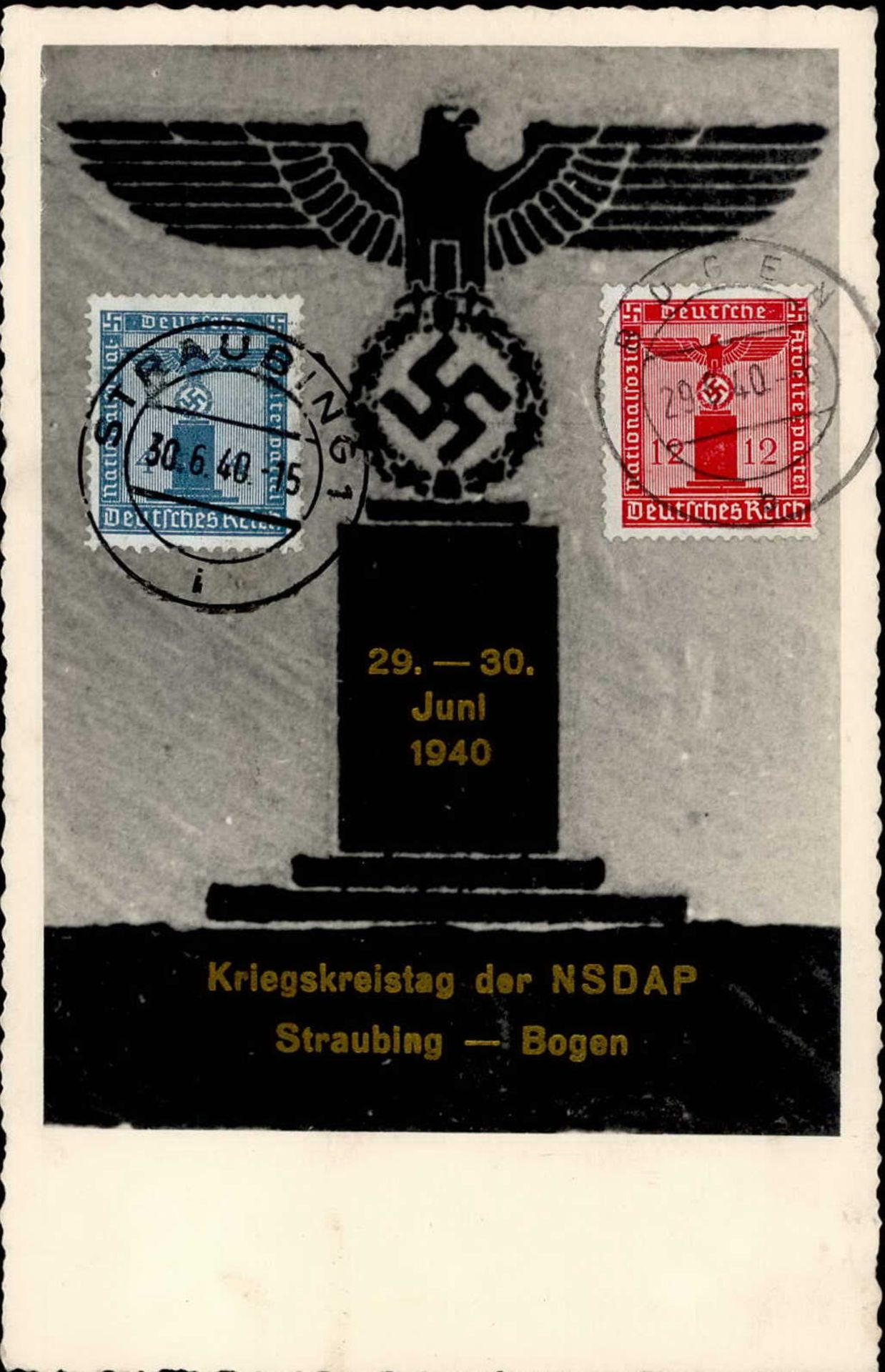 STRAUBING-BOGEN WK II - KRIEGSKREISTAG der NSDAP 1940 I