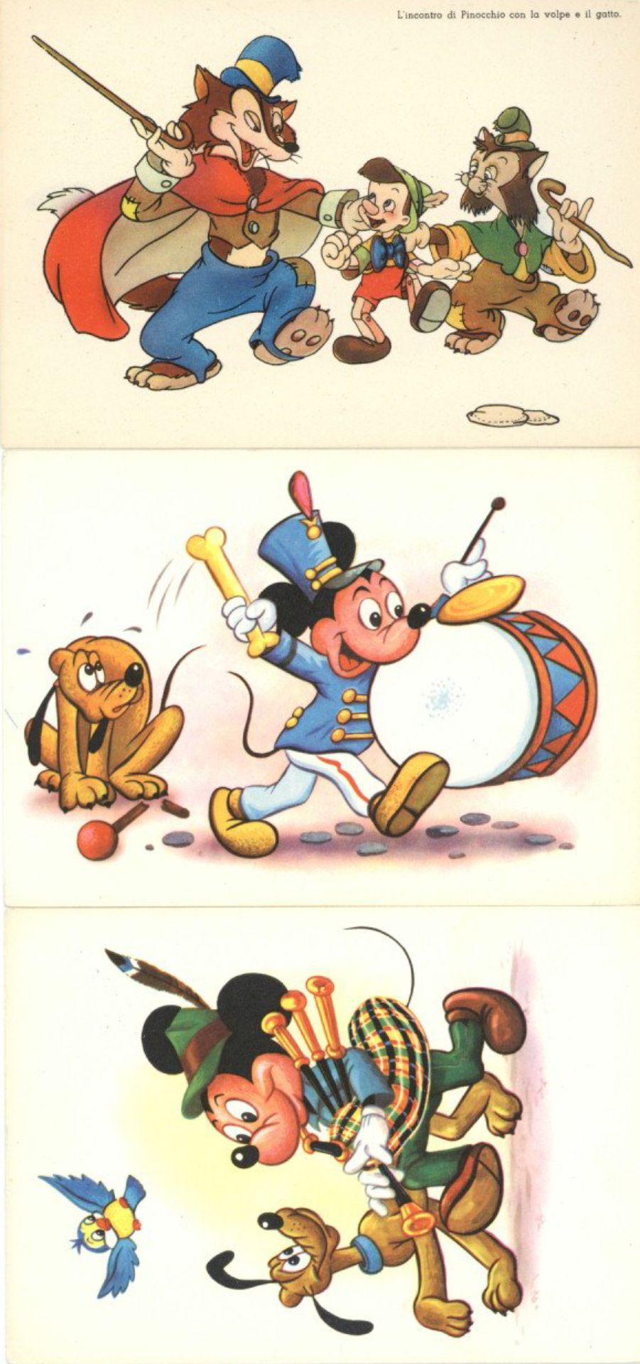 WALT DISNEY - 3 versch. MICKY MAUS u.a. von 1962 I