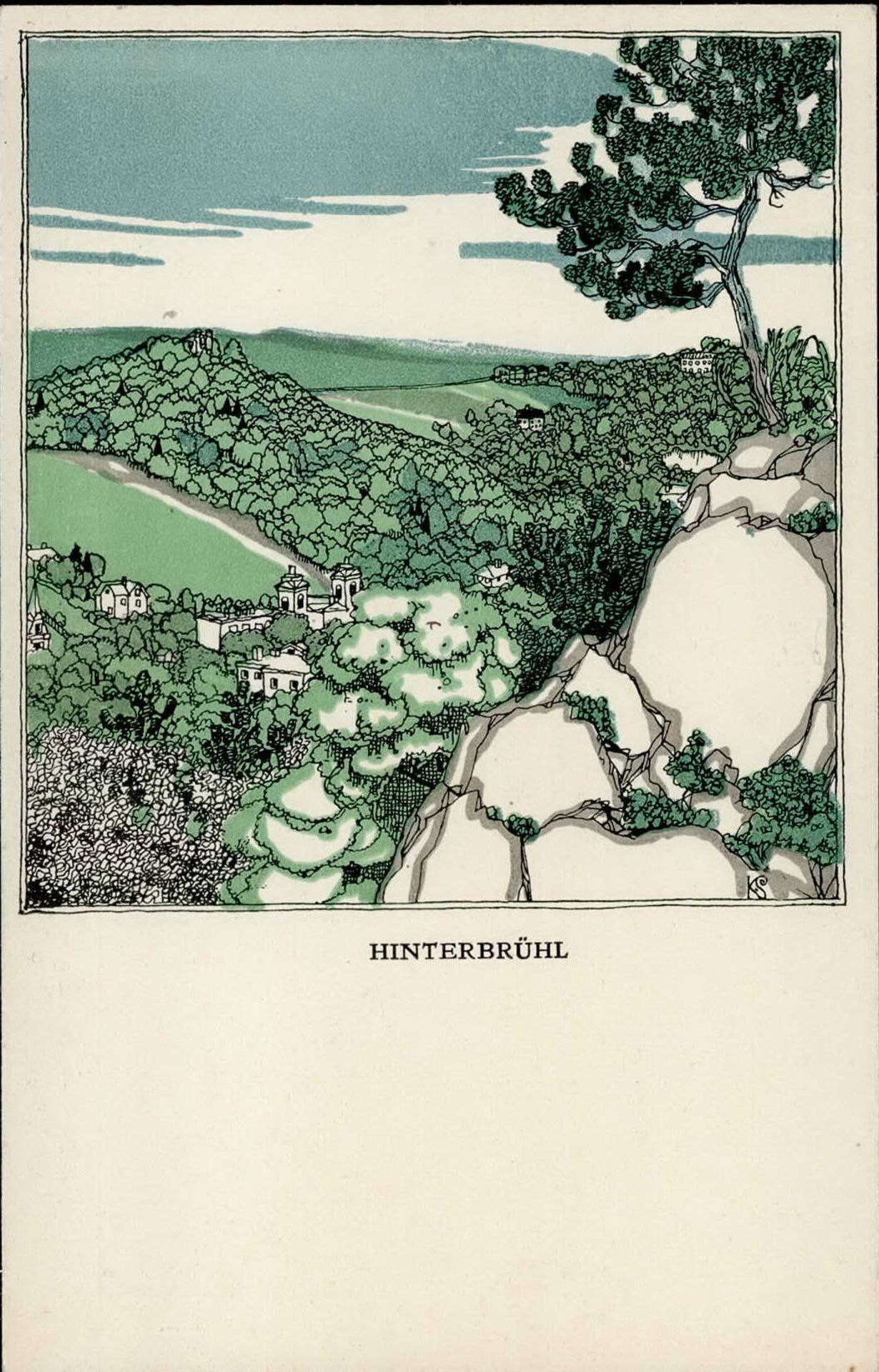 Wiener Werkstätte Nr. 654 Schwetz, Karl Hinterbrühl I-II