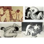 Erotik Lot über 300 Fotos in 4 Alben meist nach 1945 I-II