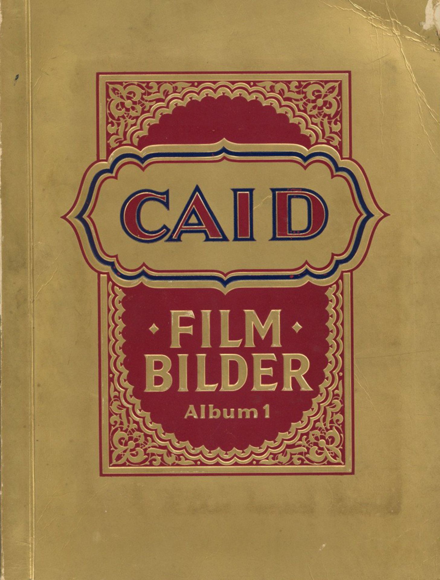 Sammelbild-Album CAID Filmbilder Album 1 30 S. komplett, Cover oben re. etwas beschädigt, Bilder