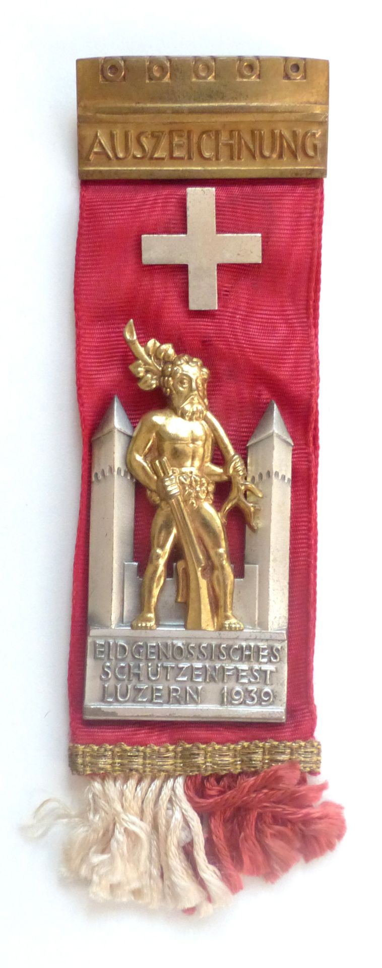 Eidgenössische Schützenfest Luzern 1939 Auszeichnung