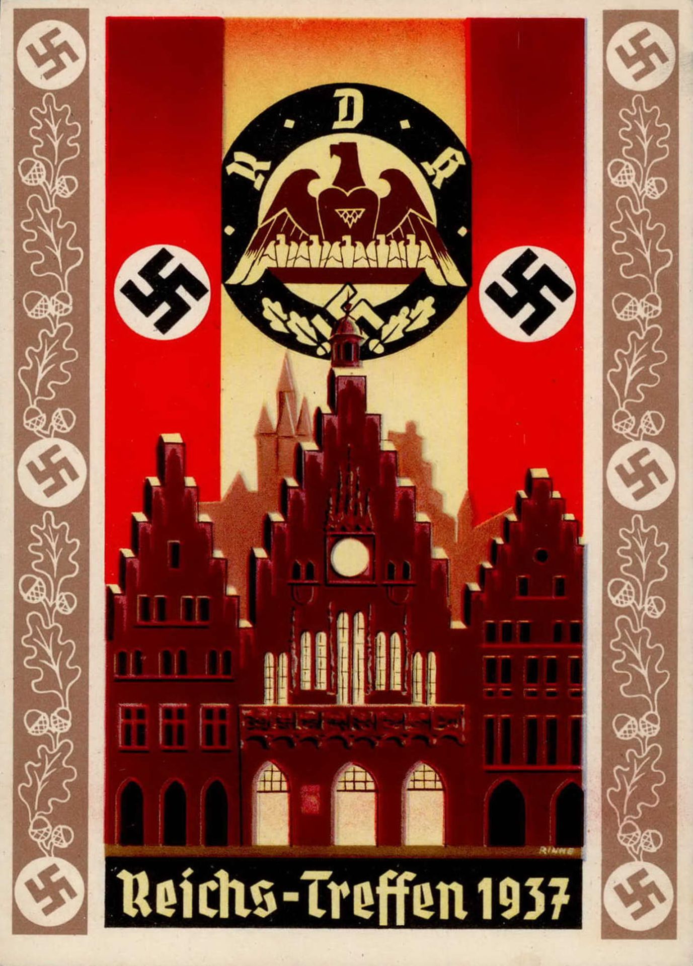 FRANKFURT/Main WK II - REICHSTREFFEN des REICHSBUND der KINDERREICHEN 1937 I