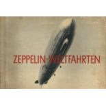 Sammelbild-Album Zeppelin-Weltfahrten komplett 265 Bilder II (Einband fleckig)