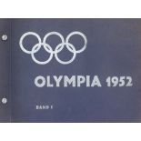Sammelbild-Album Olympia 1952 Band 1 hrsg. vom Heuko-Bilderdienst Köln 54 S. 215 Bilder komplett I-