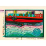 Friedensreich Hundertwasser (Wien 1928 - vor Australien 2000). Regentag auf Liebe Wellen.