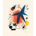 Joan Miró (Barcelona 1893 - Palma de Mallorca 1983). L'étoile bleu.